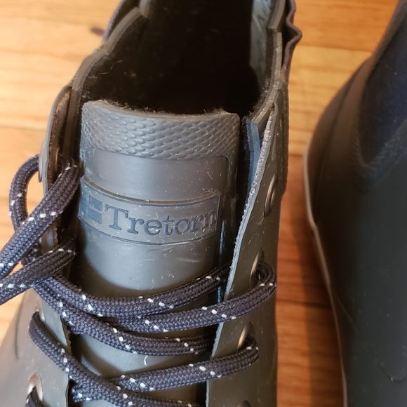 Tretorn Women's Gray and Black Waterproof High-Top Boots - Picture 3 of 8